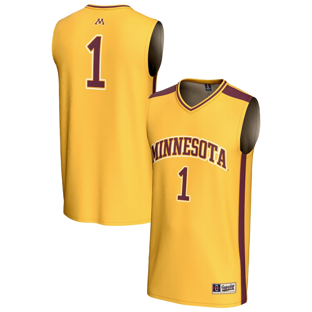 Minnesota Golden Gophers Lightweight Gameday Greats Gold Basketball Jersey product image
