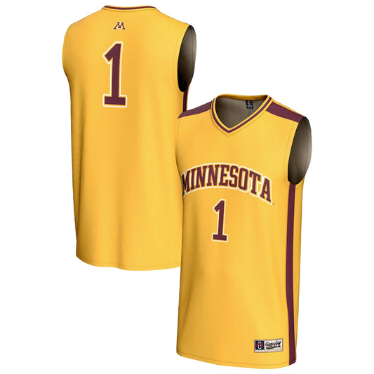 Minnesota Golden Gophers Lightweight Gameday Greats Gold Basketball Jersey product image