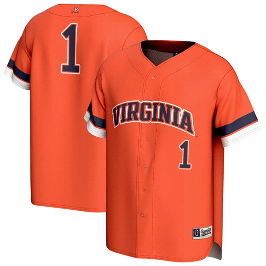 Virginia Cavaliers Lightweight Gameday Greats Orange Baseball Jersey product image