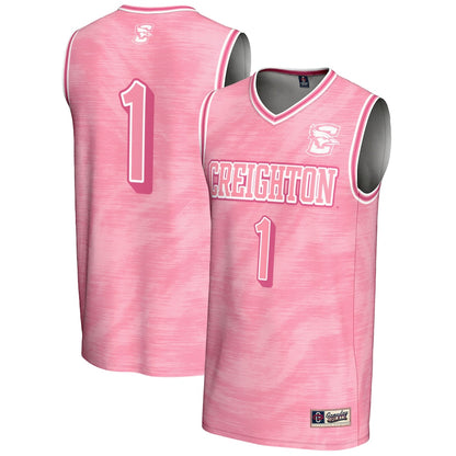 Creighton Bluejays Lightweight Gameday Greats Pink Basketball Jersey product image