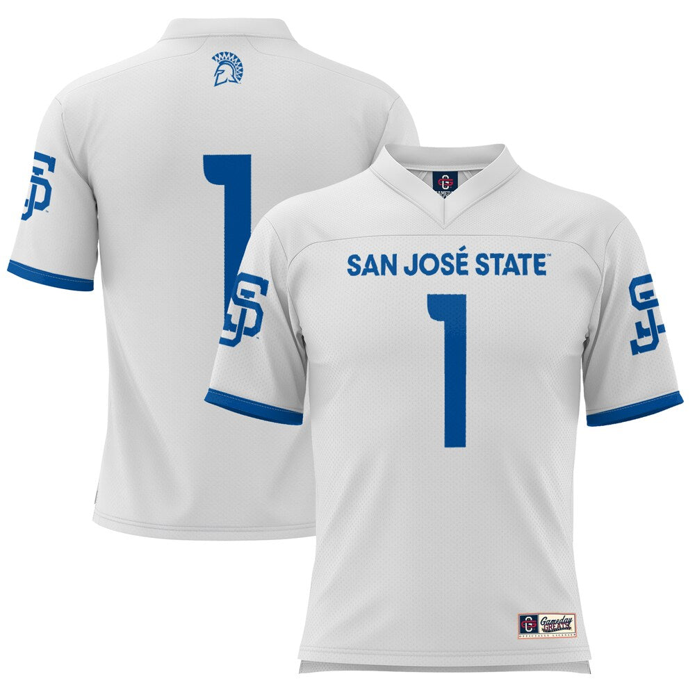 San Jose State Spartans Gameday Greats White Football Jersey product image