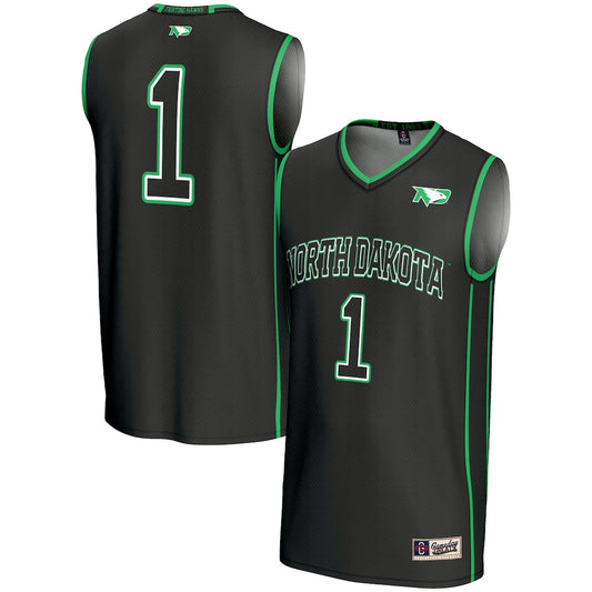 North Dakota Lightweight Gameday Greats Black Basketball Jersey product image