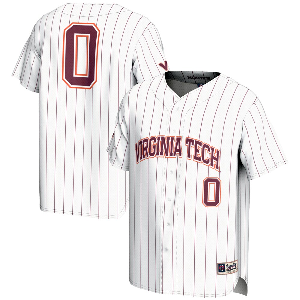 Virginia Tech Hokies Lightweight Gameday Greats White Baseball Jersey product image