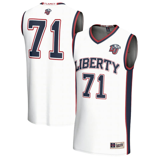 Liberty Flames Lightweight Gameday Greats White Basketball Jersey product image