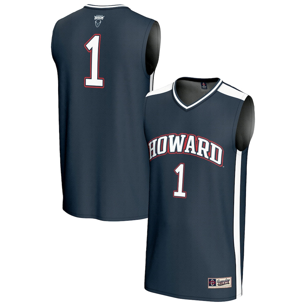 Howard Bison Lightweight Gameday Greats Navy Basketball Jersey product image