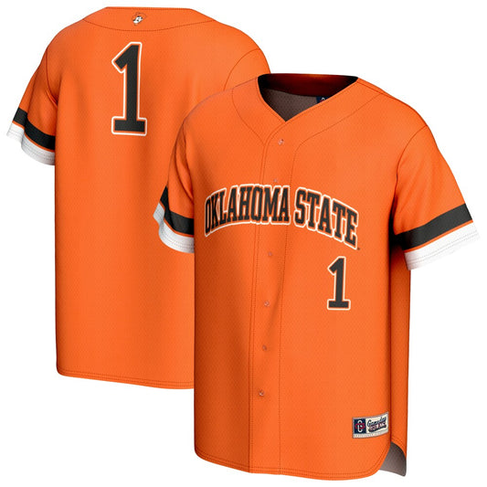 Oklahoma State Cowboys Lightweight Gameday Greats Orange Baseball Jersey product image
