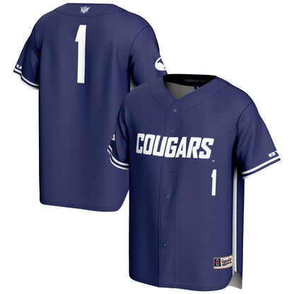BYU Cougars Lightweight Gameday Greats Navy Baseball Jersey product image