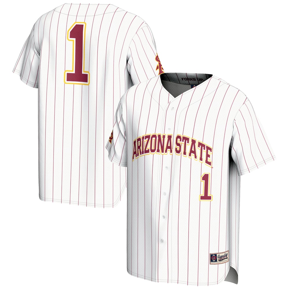 Arizona State Sun Devils Lightweight Gameday Greats White Baseball Jersey product image