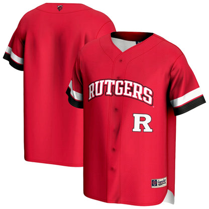 Rutgers Scarlet Knights Gameday Greats Scarlet Baseball Jersey product image