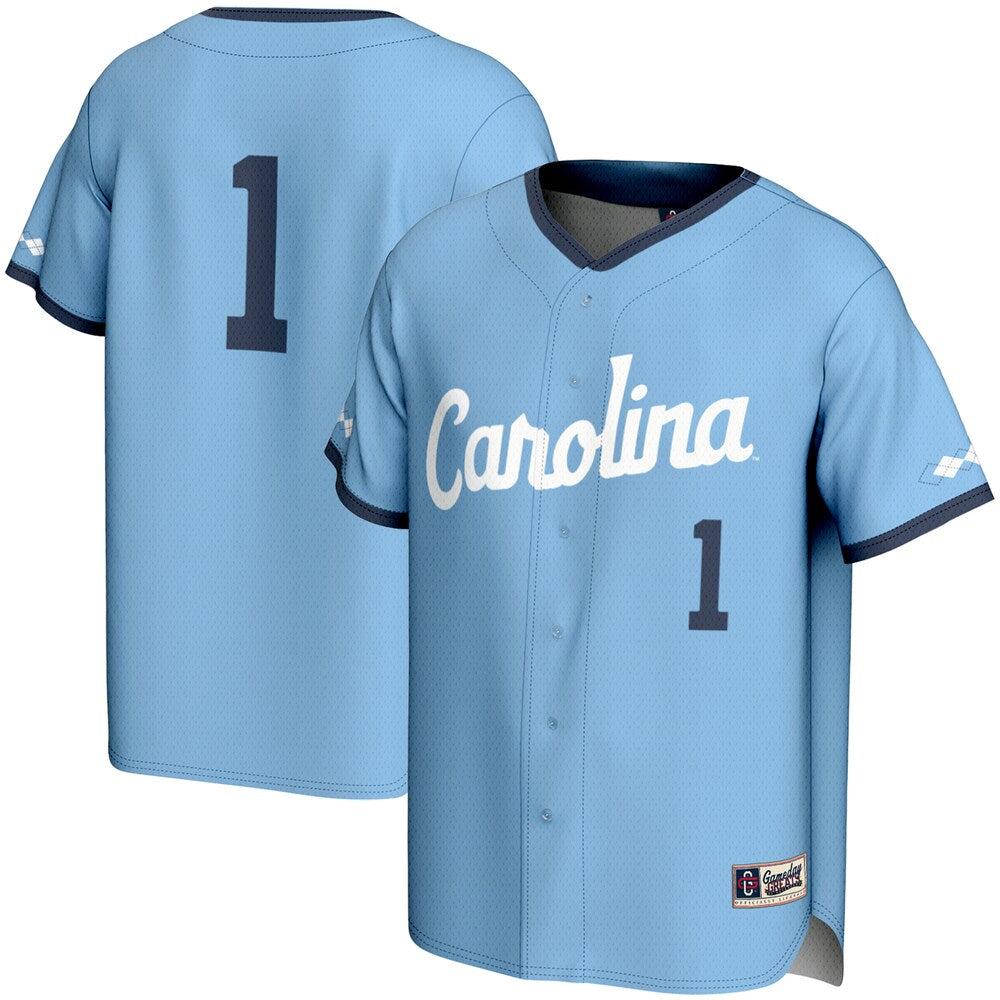 North Carolina Tar Heels Lightweight Gameday Greats Blue Baseball Jersey product image