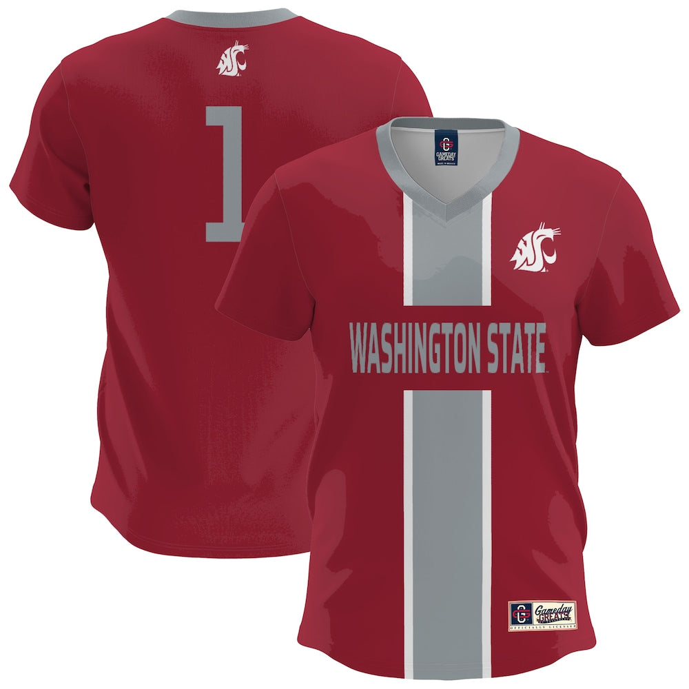 Washington State Cougars Lightweight Gameday Greats Crimson Soccer Jersey product image