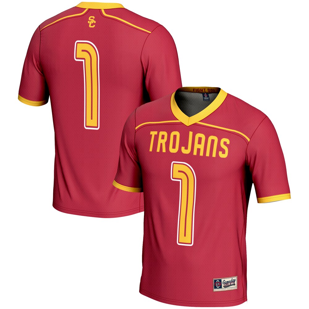 USC Trojans Lightweight Gameday Greats Cardinal Football Jersey product image