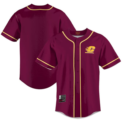 Central Michigan Chippewas Lightweight Gameday Greats Maroon Baseball Jersey product image