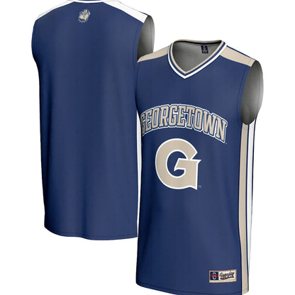 Georgetown Hoyas Gameday Greats Navy Basketball Jersey product image