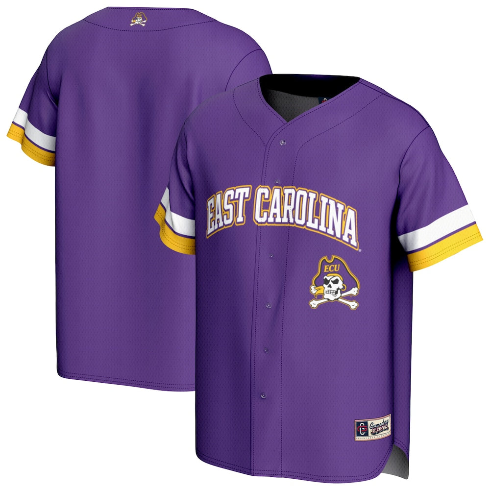 Ecu Pirates Gameday Greats Purple Baseball Jersey product image