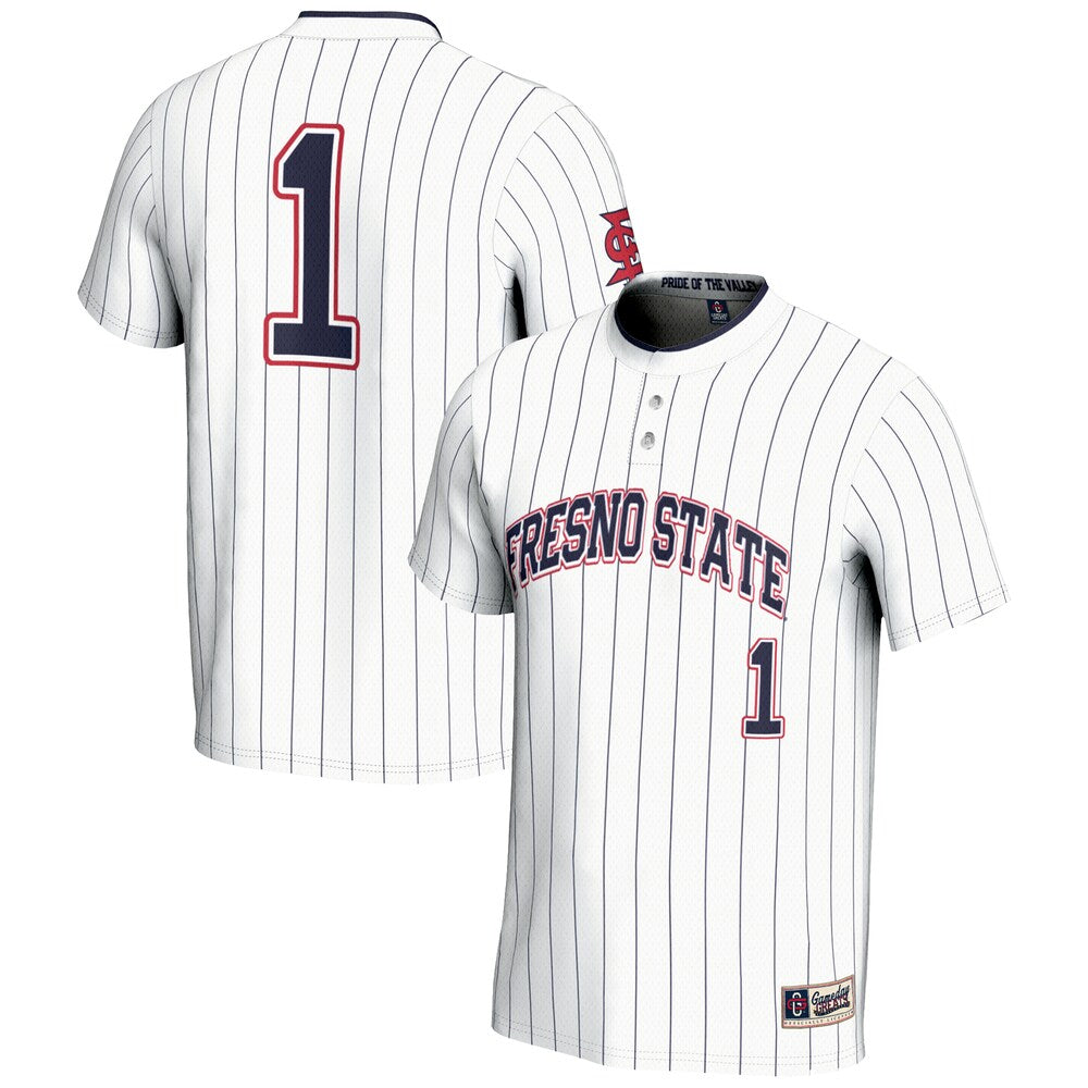 Fresno State Bulldogs Lightweight Gameday Greats White Football Jersey product image