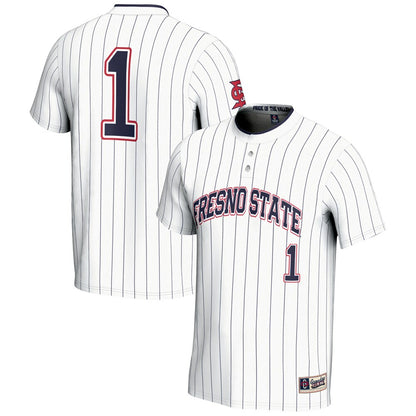 Fresno State Bulldogs Lightweight Gameday Greats White Football Jersey product image