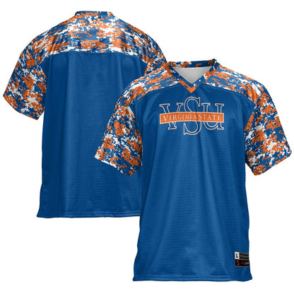 Virginia State Trojans Gameday Greats Blue Football Jersey product image