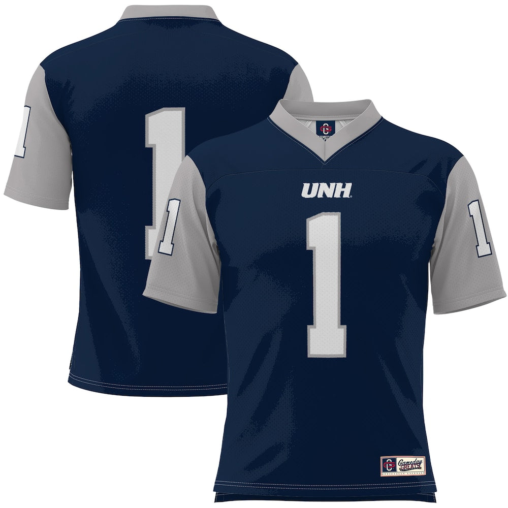 New Hampshire Wildcats Gameday Greats Navy Football Jersey product image