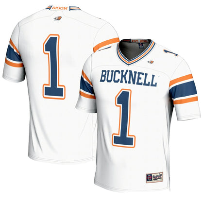 Bucknell Bison Gameday Greats White Football Jersey product image