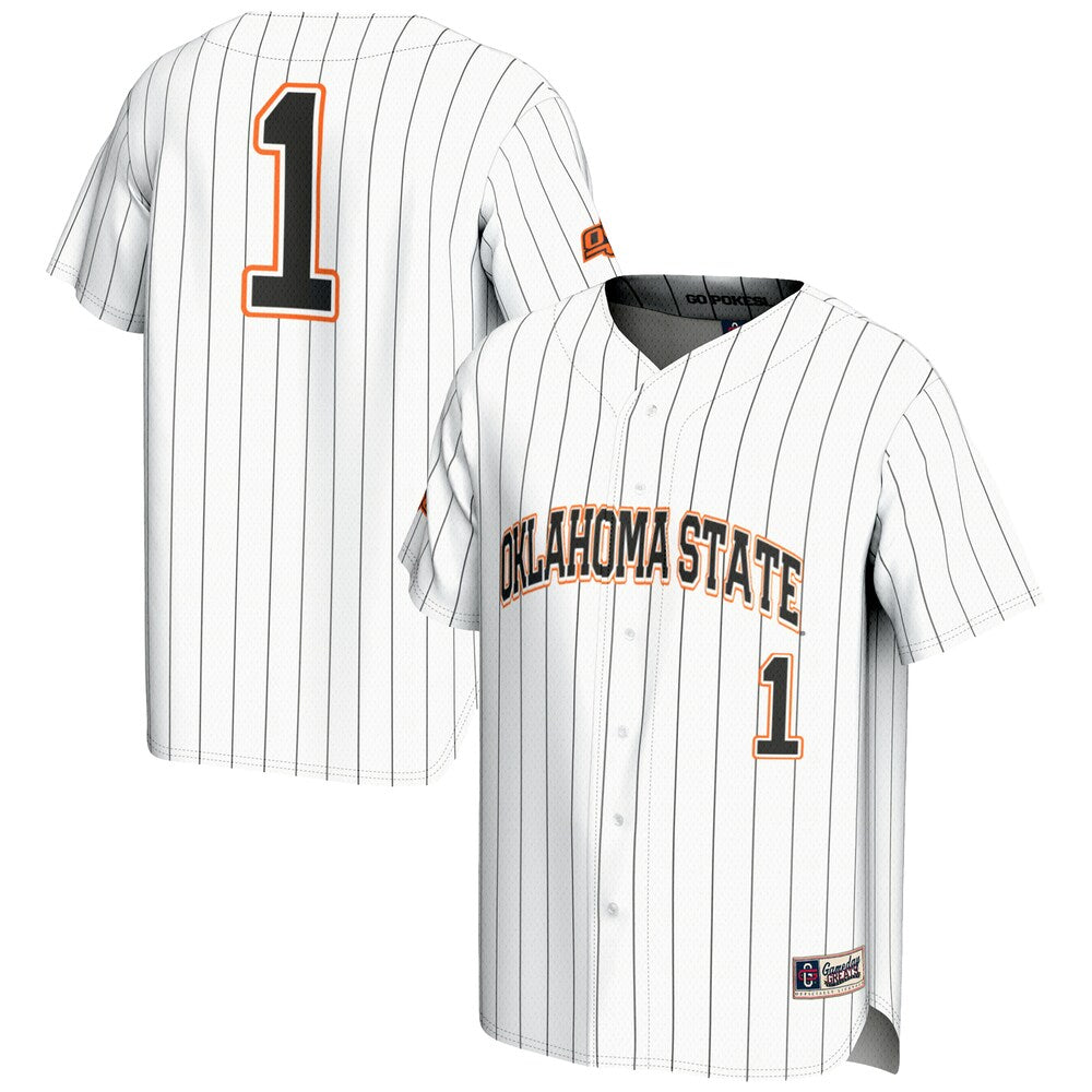 Oklahoma State Cowboys Lightweight Gameday Greats White Baseball Jersey product image