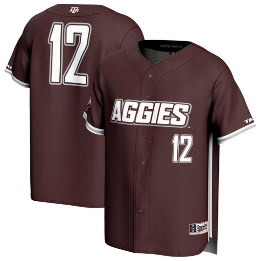 Texas A&m Aggies Lightweight Gameday Greats Maroon Baseball Jersey product image