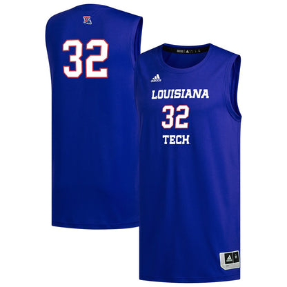 Louisiana Tech Bulldogs #1 Replica Royal Basketball Jersey product image