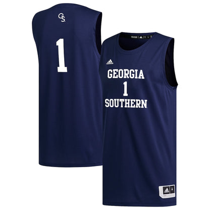 Georgia Southern Eagles #1 Replica Navy Basketball Jersey product image