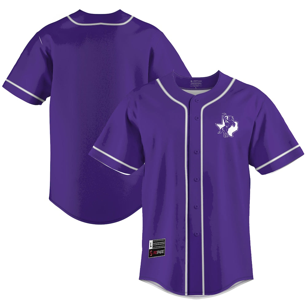 Tarleton State Texans Lightweight Gameday Greats Purple Baseball Jersey product image