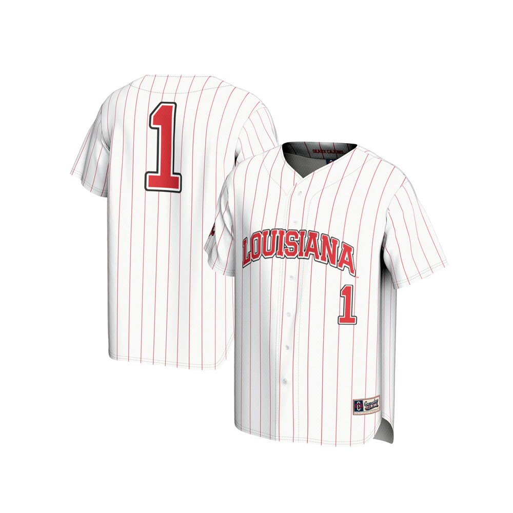 Louisiana Ragin' Cajuns Lightweight Gameday Greats White Baseball Jersey product image