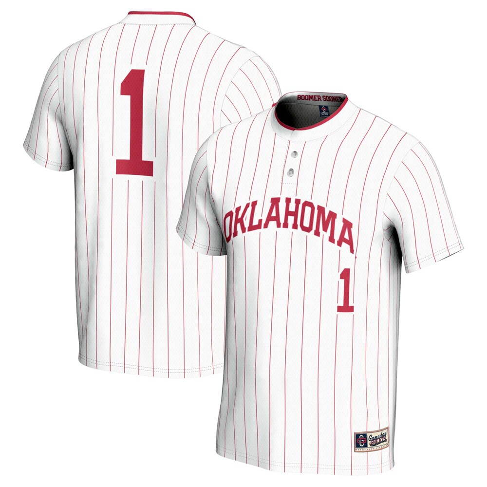 Oklahoma Sooners Lightweight Gameday Greats White Football Jersey product image