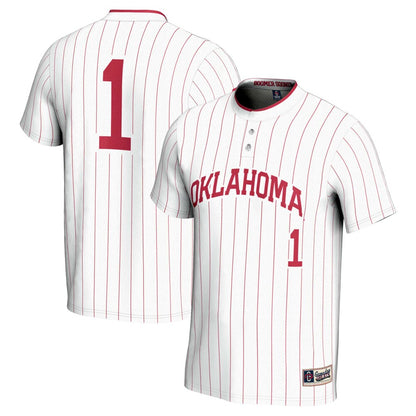 Oklahoma Sooners Lightweight Gameday Greats White Football Jersey product image