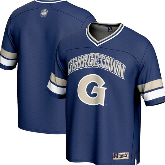 Georgetown Hoyas Gameday Greats Navy Football Jersey product image