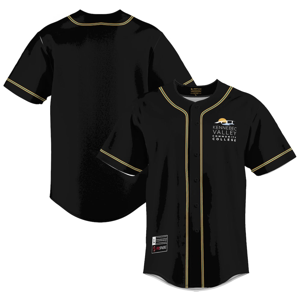 Community College Baseball Lightweight Gameday Greats Black Jersey product image