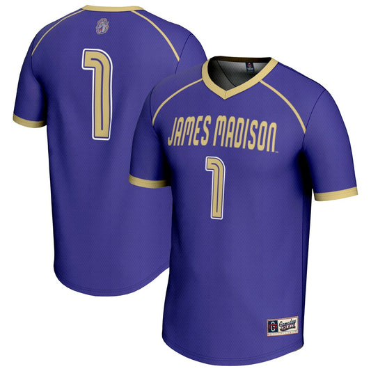 James Madison Dukes Lightweight Gameday Greats Purple Football Jersey product image