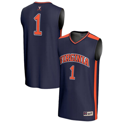 Virginia Cavaliers Lightweight Gameday Greats Navy Basketball Jersey product image