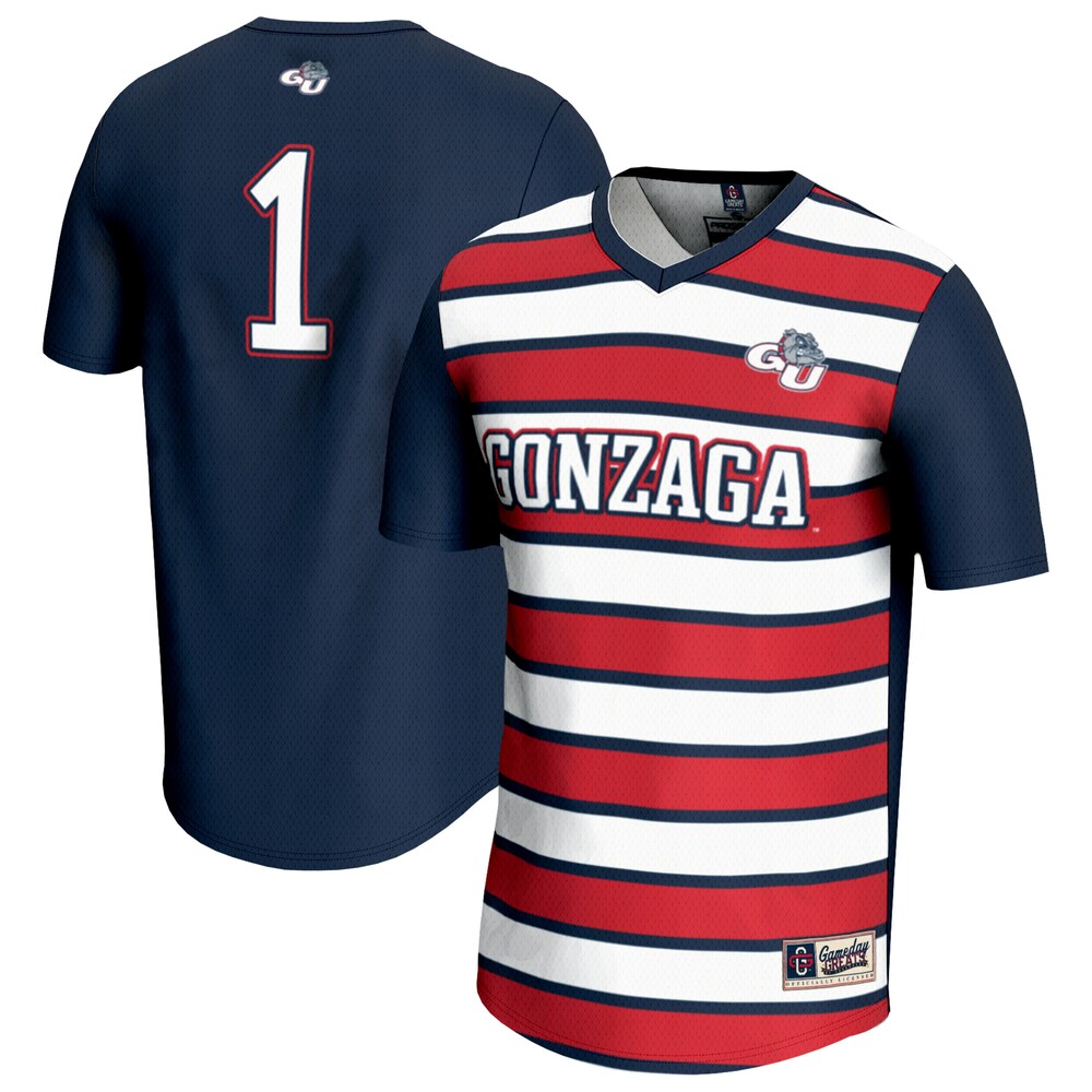 Gonzaga Bulldogs Lightweight Gameday Greats Navy Soccer Jersey product image