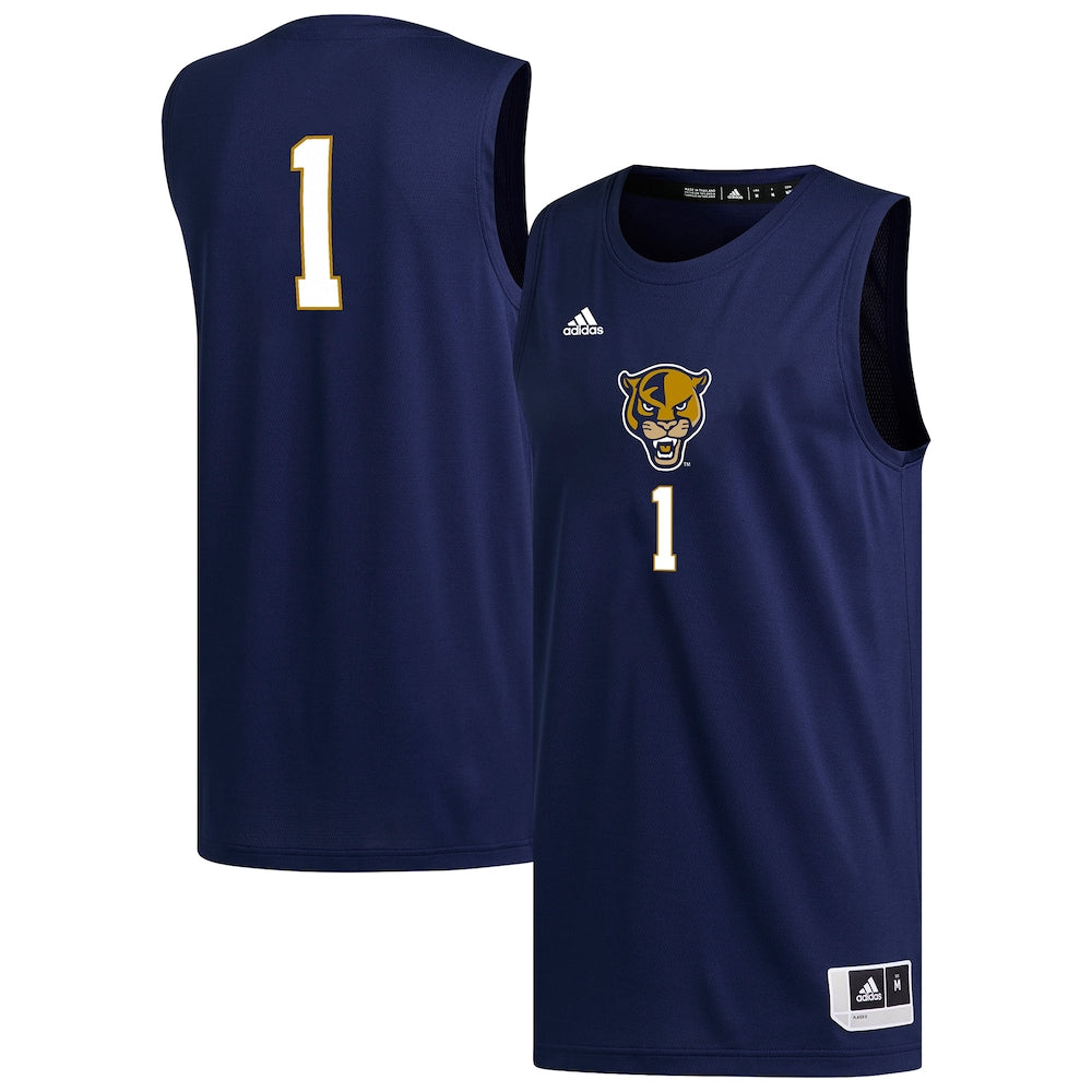Fiu Panthers #1 Replica Navy Basketball Jersey product image