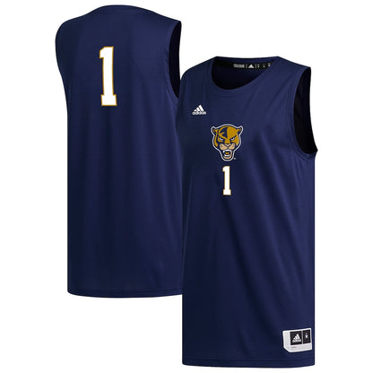Fiu Panthers #1 Replica Navy Basketball Jersey product image