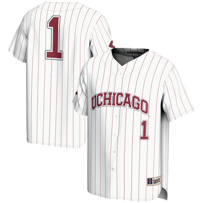 Uchicago Maroons Lightweight Gameday Greats White Baseball Jersey product image