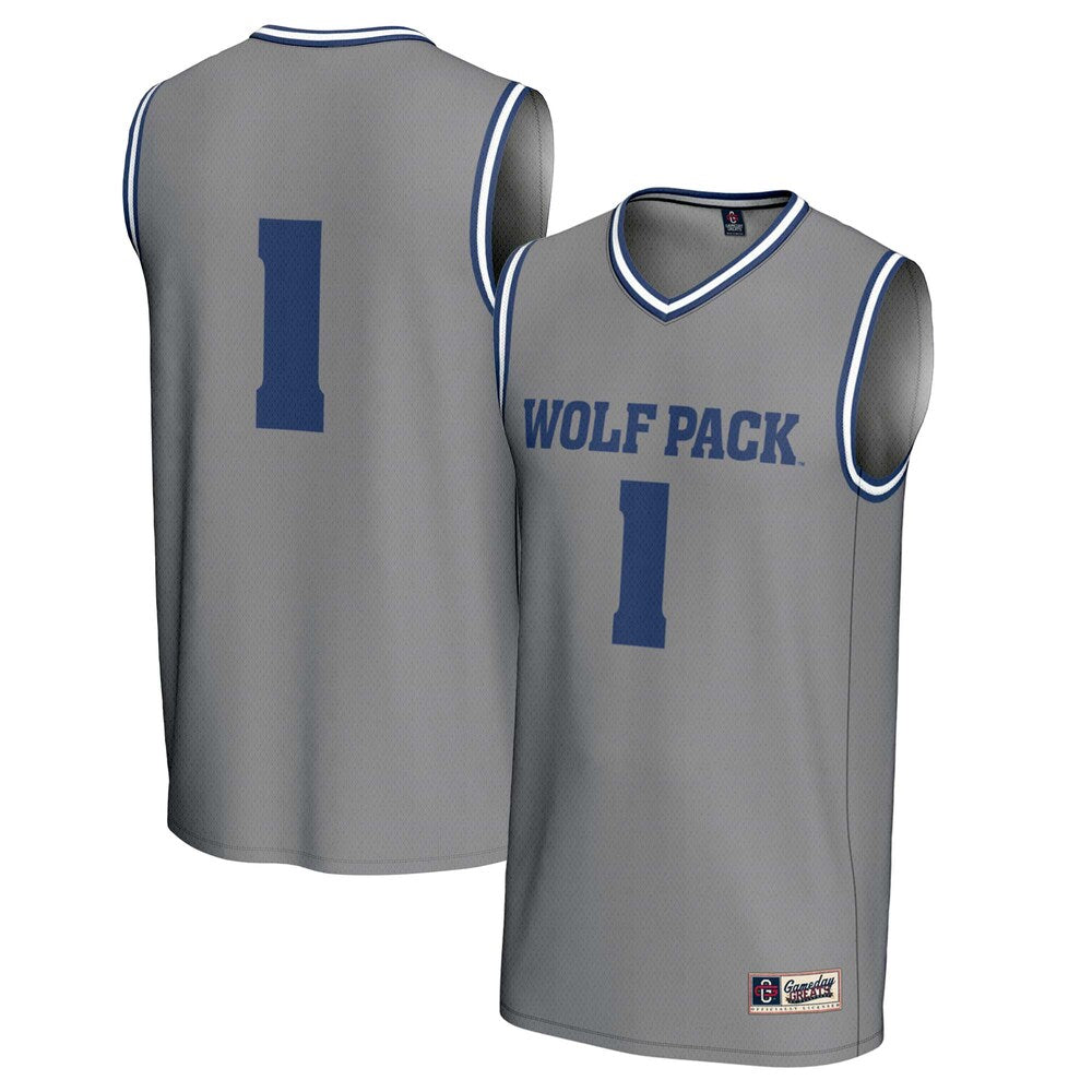 Nevada Wolf Pack Lightweight Gameday Greats Gray Basketball Jersey product image