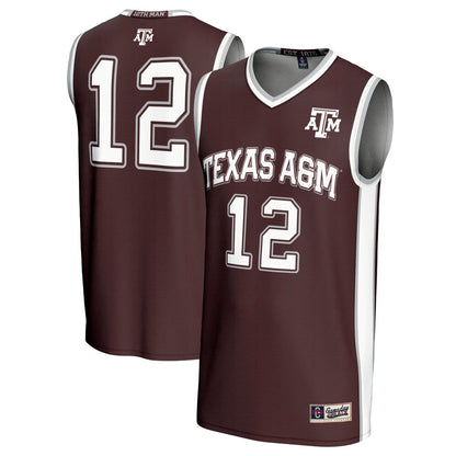 Texas A&m Aggies Lightweight Gameday Greats Maroon Basketball Jersey product image