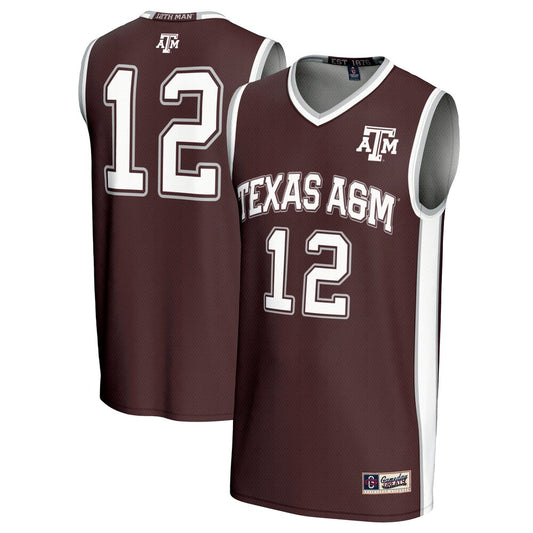 Texas A&m Aggies Lightweight Gameday Greats Maroon Basketball Jersey product image