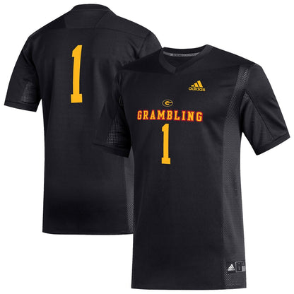 Grambling Tigers #1 Replica Black Football Jersey product image