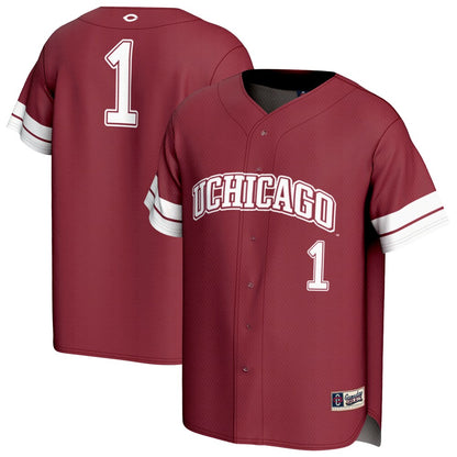 Uchicago Maroons Lightweight Gameday Greats Maroon Baseball Jersey product image