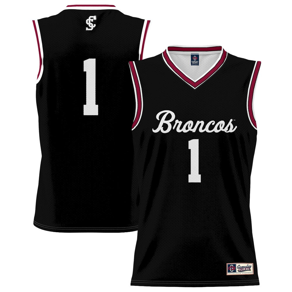 Santa Clara Broncos Lightweight Gameday Greats Black Basketball Jersey product image