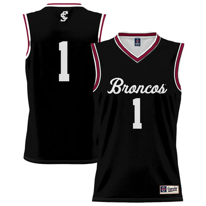 Santa Clara Broncos Lightweight Gameday Greats Black Basketball Jersey product image