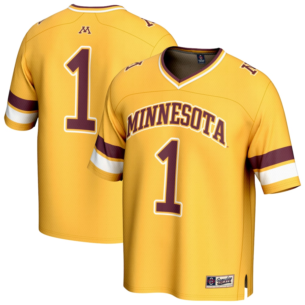 Minnesota Golden Gophers Gameday Greats Gold Football Jersey product image