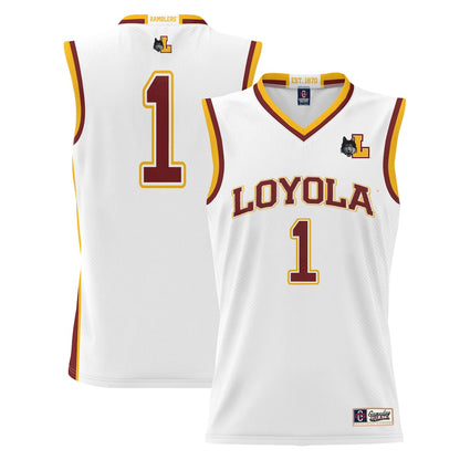 Loyola Chicago Ramblers Lightweight Gameday Greats White Basketball Jersey product image