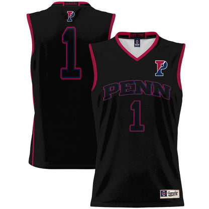 Pennsylvania Quakers Lightweight Gameday Greats Black Basketball Jersey product image